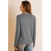 imageArachampCloz Womens Wool Blend Lightweight Spring Business Casual Cardigan Sweaters TopsDark Gray