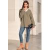 imageArachampCloz Womens Wool Blend Oversized V Neck Casual Sweaters 2025Camel