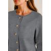 imageArachampCloz Womens Wool Blend Sweater Blazers Business Casual Jacket with Pockets 2026Gray