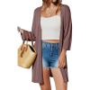 imageArachampCloz Womens Lightweight Summer Beach Kimonos CardiganBrown