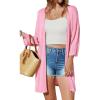 imageArachampCloz Womens Lightweight Summer Beach Kimonos CardiganPink