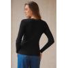 imageArachampCloz Womens 100 Cotton Lace Button Going Out Slim Fitted Cardigan Sweater 2026Black
