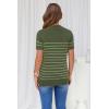 imageArachampCloz Womens Lightweight Wool Blend Short Sleeve Sweater Top Business CasualGrass Greenavocado Green
