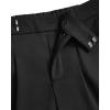 imageArachampCloz Womens Linen Blend High Waist Business Casual Wide Leg Shorts 2026Black