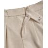 imageArachampCloz Womens Linen Blend High Waist Business Casual Wide Leg Shorts 2026Khaki
