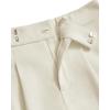 imageArachampCloz Womens Linen Blend High Waist Business Casual Wide Leg Shorts 2026White