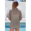 imageArachampCloz Womens Linen Blend Summer Crochet Cardigans Lightweight Lacey Kint Hollow Out Beach Vacation Outfits Trendy 2026Nutmeg
