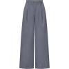 imageArachampCloz Womens Linen Blend Wide Leg Palazzo Pants AllSeason Business Casual Outfits Dress TrousersGrey