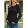 imageArachampCloz Womens Wool Blend Button Up Business Casual Cardigan Tops Outfits 2026Black