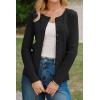 imageArachampCloz Womens Wool Blend Button Up Business Casual Cardigan Tops Outfits 2026Black