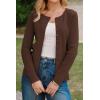imageArachampCloz Womens Wool Blend Button Up Business Casual Cardigan Tops Outfits 2026Coffee