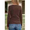 imageArachampCloz Womens Wool Blend Button Up Business Casual Cardigan Tops Outfits 2026Coffee