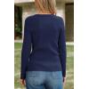 imageArachampCloz Womens Wool Blend Button Up Business Casual Cardigan Tops Outfits 2026Navy