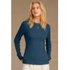 imageArachampCloz Womens Wool Blend Classic Crew Neck Casual Fall SweatersIndigo Blue