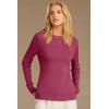 imageArachampCloz Womens Wool Blend Classic Crew Neck Casual Fall SweatersRaspberry Pink