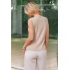 imageArachampCloz Womens Wool Blend Non See Through Button Down Business Casual Tank Tops 2026Apricot