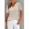imageArachampCloz Womens Wool Blend Spring Summer Lightweight Business Casual Sweater Tops 2026Apricot