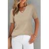 imageArachampCloz Womens Wool Blend Spring Summer Lightweight Business Casual Sweater Tops 2026Apricot02
