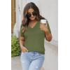 imageArachampCloz Womens Wool Blend Spring Summer Lightweight Business Casual Sweater Tops 2026Army Green