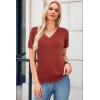 imageArachampCloz Womens Wool Blend Spring Summer Lightweight Business Casual Sweater Tops 2026Brick Red