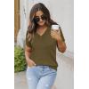 imageArachampCloz Womens Wool Blend Spring Summer Lightweight Business Casual Sweater Tops 2026Brown Green