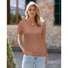 imageArachampCloz Womens Wool Blend Spring Summer Lightweight Business Casual Sweater Tops 2026Cablemocha Mousse