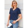 imageArachampCloz Womens Wool Blend Spring Summer Lightweight Business Casual Sweater Tops 2026Dark Blue