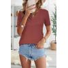imageArachampCloz Womens Wool Blend Spring Summer Lightweight Business Casual Sweater Tops 2026Dusty Red