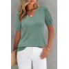 imageArachampCloz Womens Wool Blend Spring Summer Lightweight Business Casual Sweater Tops 2026Grey Green