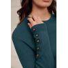 imageArachampCloz Womens Wool Blend Sweater 2 Piece Sets Business Lounge Long Sleeve Top Midi Dress OutfitsBluish Green