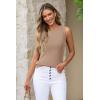 imageArachampCloz Womens Wool Blend Sweaters Non See Through AllSeason Business Casual Tank 2026Camel