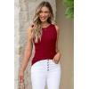 imageArachampCloz Womens Wool Blend Sweaters Non See Through AllSeason Business Casual Tank 2026Cburgundy Red