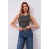 imageArachampCloz Womens Wool Blend Sweaters Non See Through AllSeason Business Casual Tank 2026Dark Rifle Green