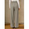imageArachampCloz Womens WrinkleFree Pleated High Waisted Business Casual Wide Leg Dress Pants 2026Gray Mocha