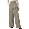 imageArachampCloz Womens WrinkleFree Pleated High Waisted Business Casual Wide Leg Dress Pants 2026Gray Mocha