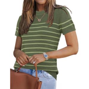 imageArachampCloz Womens Wool Blend Business Casual Essential Fall Layering Pullover SweatersGrass Greenavocado Green