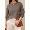imageArachampCloz Womens 100 Cotton Sweaters Spring Summer Casual Relaxed Fit Cozy Sweatshirt Tops 2026Dark Coffee