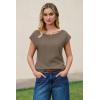 imageArachampCloz Womens Cashmere Blend Cap Sleeve Hollow Out Smart Casual Sweater Vests Tank Summer Tops 2026Coffee
