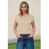 imageArachampCloz Womens Cashmere Blend Cap Sleeve Hollow Out Smart Casual Sweater Vests Tank Summer Tops 2026Khaki