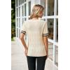 imageArachampCloz Womens Cotton Blend Breathable Crochet Summer Tops 2025Apricot Black