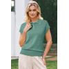 imageArachampCloz Womens Wool Blend Cap Sleeves Business Casual Summer Tops Sweater Vest Polo Shirts 2026Sage Green