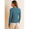 imageArachampCloz Womens Wool Blend Fall Seamless Rip Resistant Warm Layered Tops Business Casual SweatersAblue