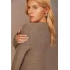 imageArachampCloz Womens Wool Blend Fall Seamless Rip Resistant Warm Layered Tops Business Casual SweatersAcoffee