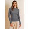 imageArachampCloz Womens Wool Blend Fall Seamless Rip Resistant Warm Layered Tops Business Casual SweatersAgray