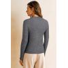 imageArachampCloz Womens Wool Blend Fall Seamless Rip Resistant Warm Layered Tops Business Casual SweatersAgray