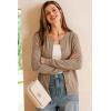 imageArachampCloz Womens Wool Blend Lightweight Spring Business Casual Cardigan Sweaters TopsCamel