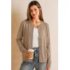 imageArachampCloz Womens Wool Blend Lightweight Spring Business Casual Cardigan Sweaters TopsCamel