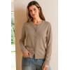 imageArachampCloz Womens Wool Blend Lightweight Spring Business Casual Cardigan Sweaters TopsCamel