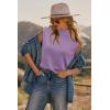 imageArachampCloz Womens Wool Blend Mock Neck Sweaters Vest Business Casual Lightweight Trendy Tops Summer Outfits 2026Purple
