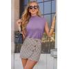 imageArachampCloz Womens Wool Blend Mock Neck Sweaters Vest Business Casual Lightweight Trendy Tops Summer Outfits 2026Purple